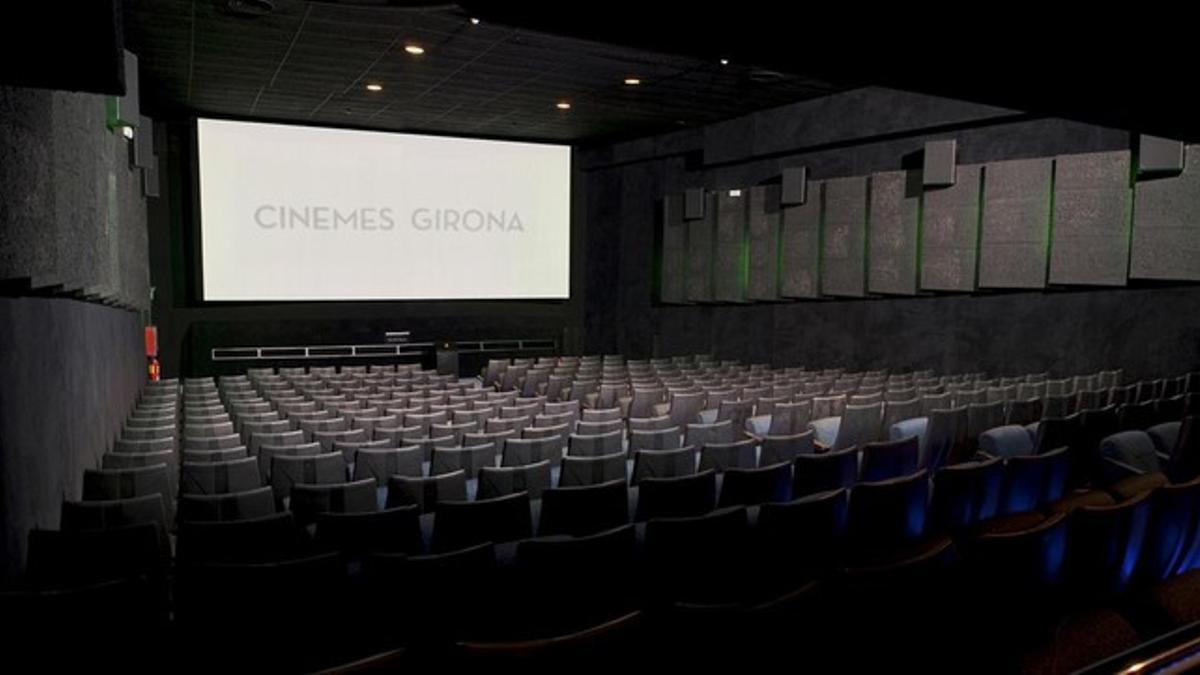 Una de las salas de los Cinemes Girona.