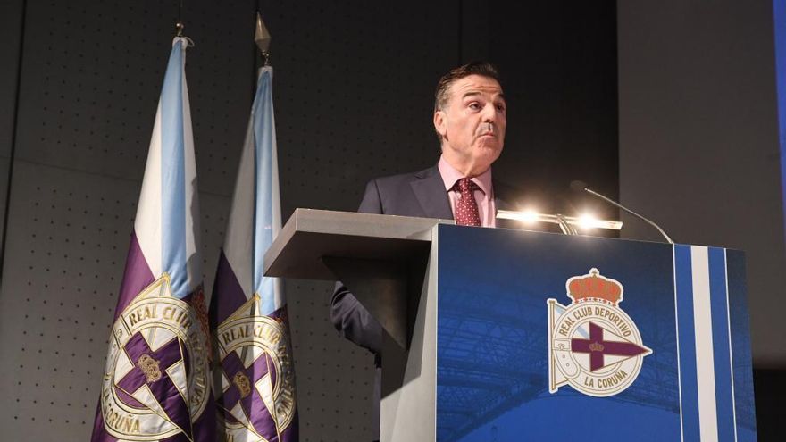 Fernando Vidal, presidente del Deportivo.