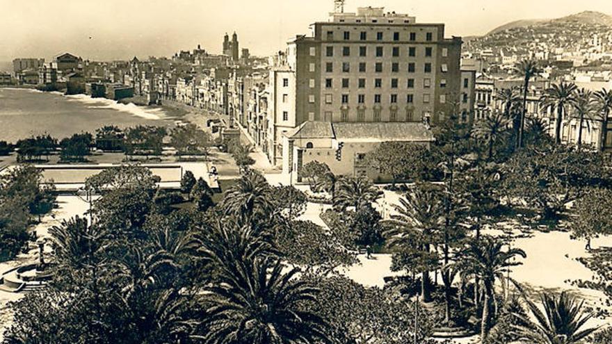 Imagen antigua de las Palmas de Gran Canaria.