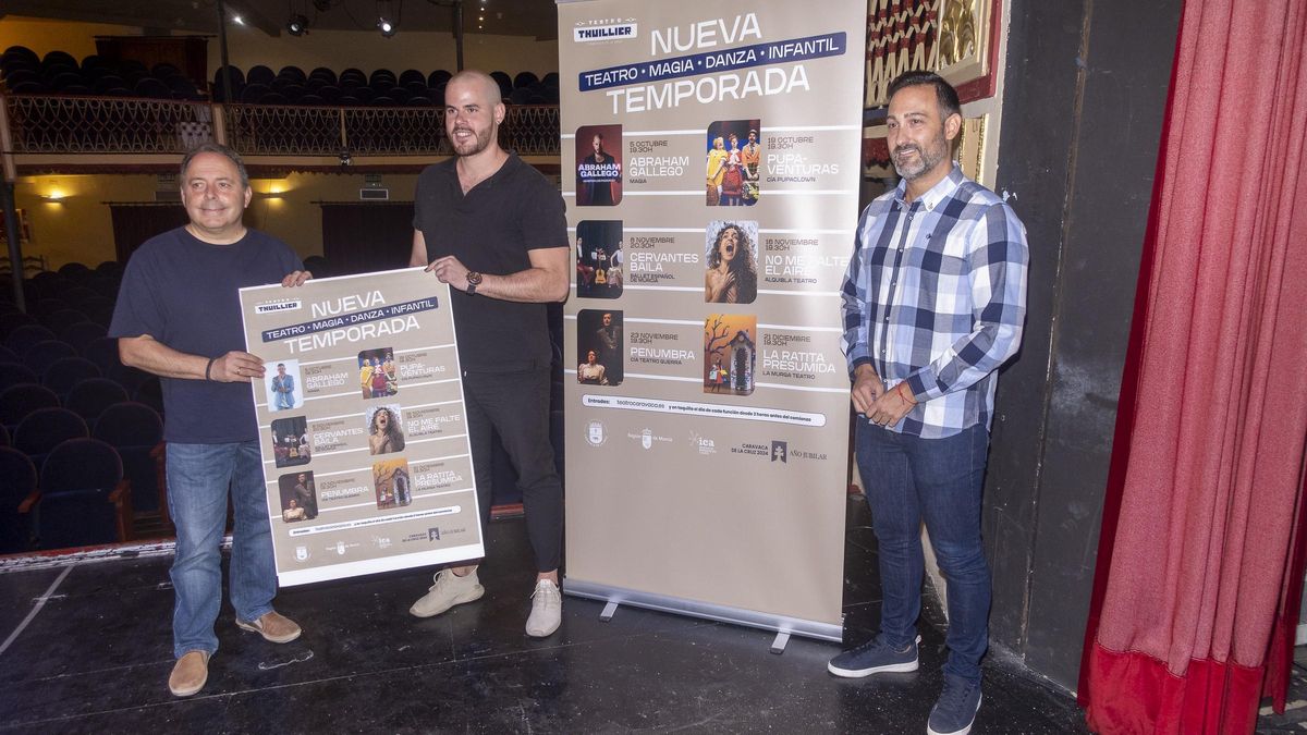 Presentación de la programación de teatro en Caravaca, para el último trimestre del año