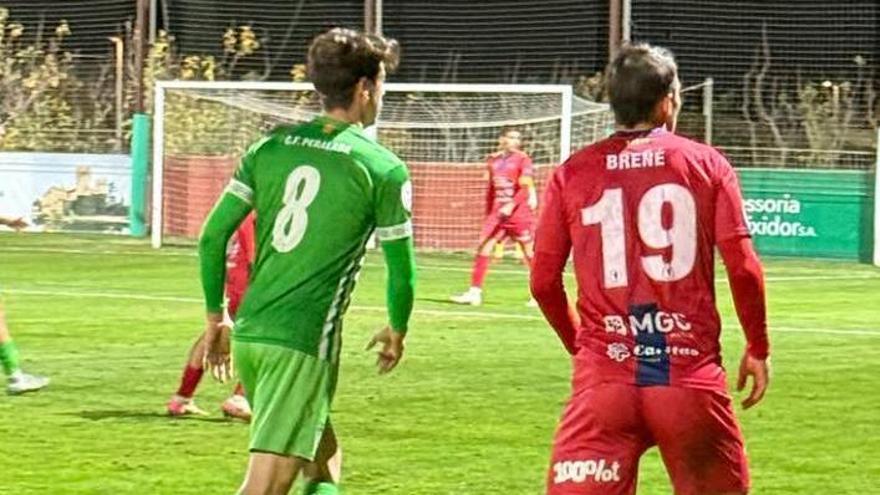 Pol Blay, l'autor del gol peraladenc.