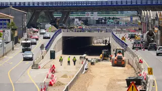 El túnel de la A-68 bajo el cuarto cinturón de Zaragoza abrirá en verano con casi un año de retraso