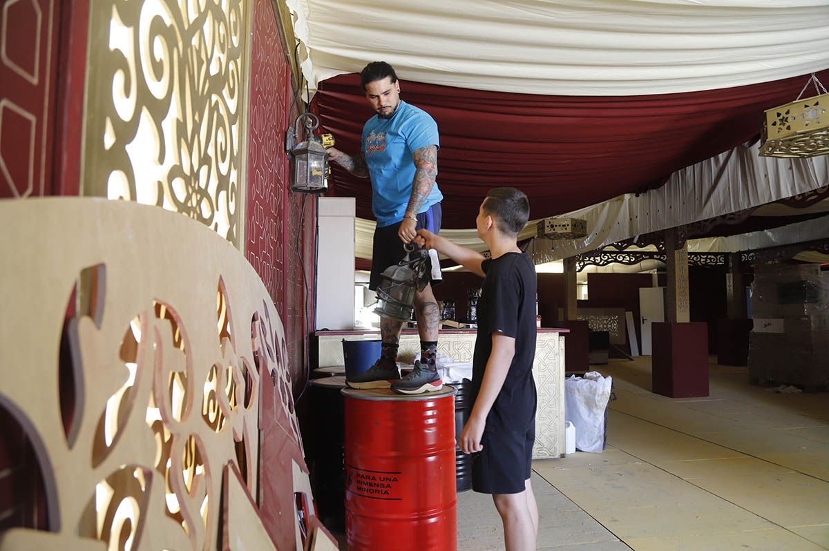 Aceleran los trabajos en la Feria