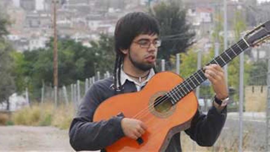 El guitarrista cacereño Javier Conde, en el Womad del Reino Unido