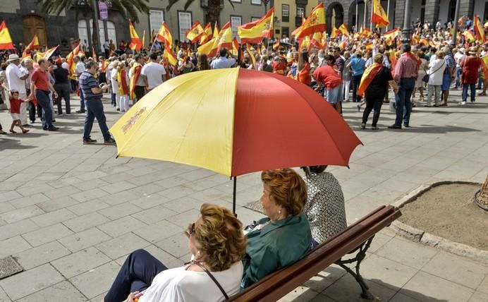 30/09/2017 LAS PALMAS DE GRAN CANARIA. Manifestación contra el 1-0 de San Telmo a Santa Ana. FOTO: J. PEREZ CURBELO