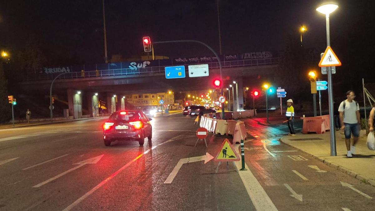 La Vía de Cintura sufrirá esta noche cortes por el inicio de sus obras