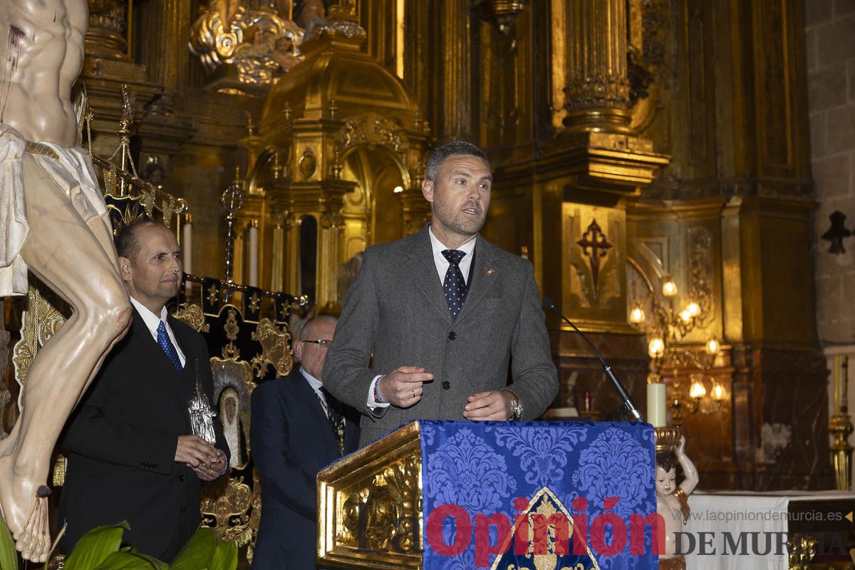 Juan Esteban Piernas pregona la Semana Santa de Caravaca