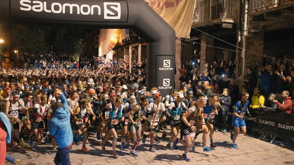 Momento de la salida de la pasada edición del Salomon Ultra Pirineu