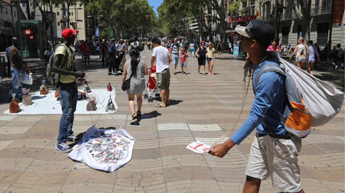 Manterios a les Rambla dels Estudis