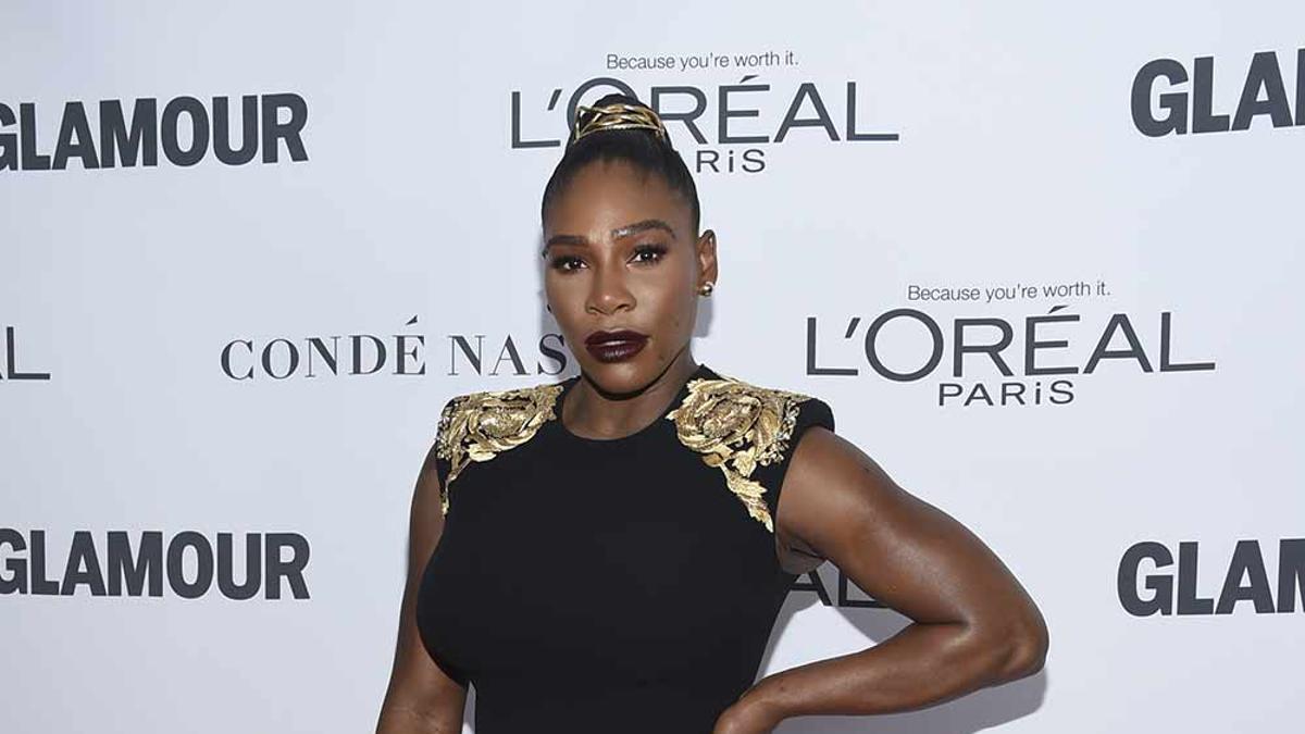 Serena Williams en un acto en Nueva York