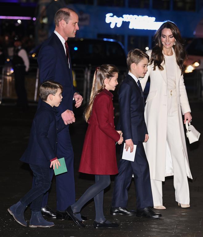Kate Middleton y su familia en 2023