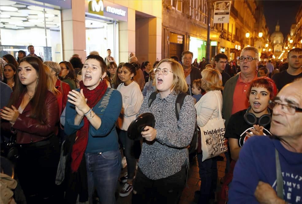 Concentración contra las agresiones sexuales.