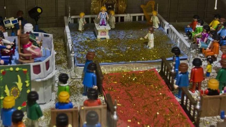 La exposición cuenta con más de 5.000 piezas de Playmobil.