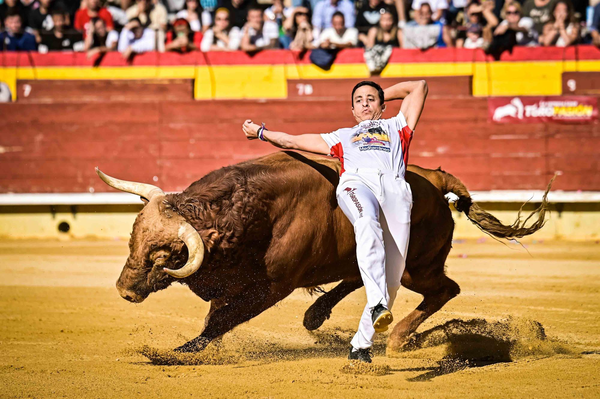 Final del campeonato de España de recortadores en Castelló