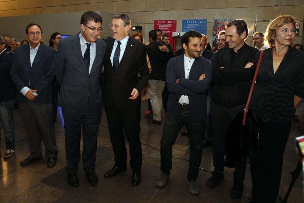 Entrega del premio Julio González a Andreu Alfaro