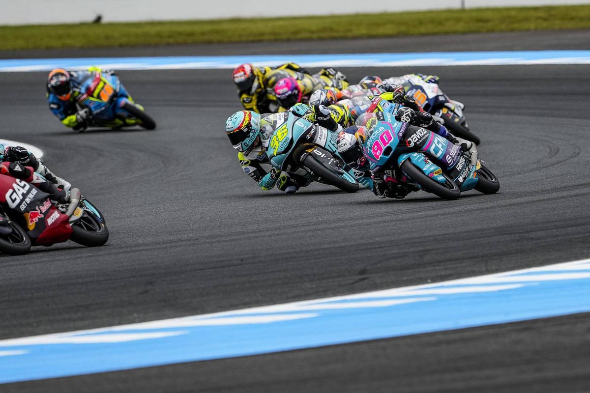 David Alonso, campeón del mundo de Moto3 2024 con el CFMOTO Aspar Team