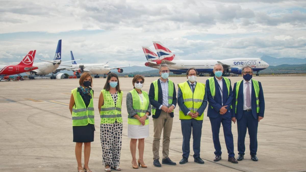 El aeropuerto de Castellón hospedará 16 aviones para su estacionamiento y mantenimiento