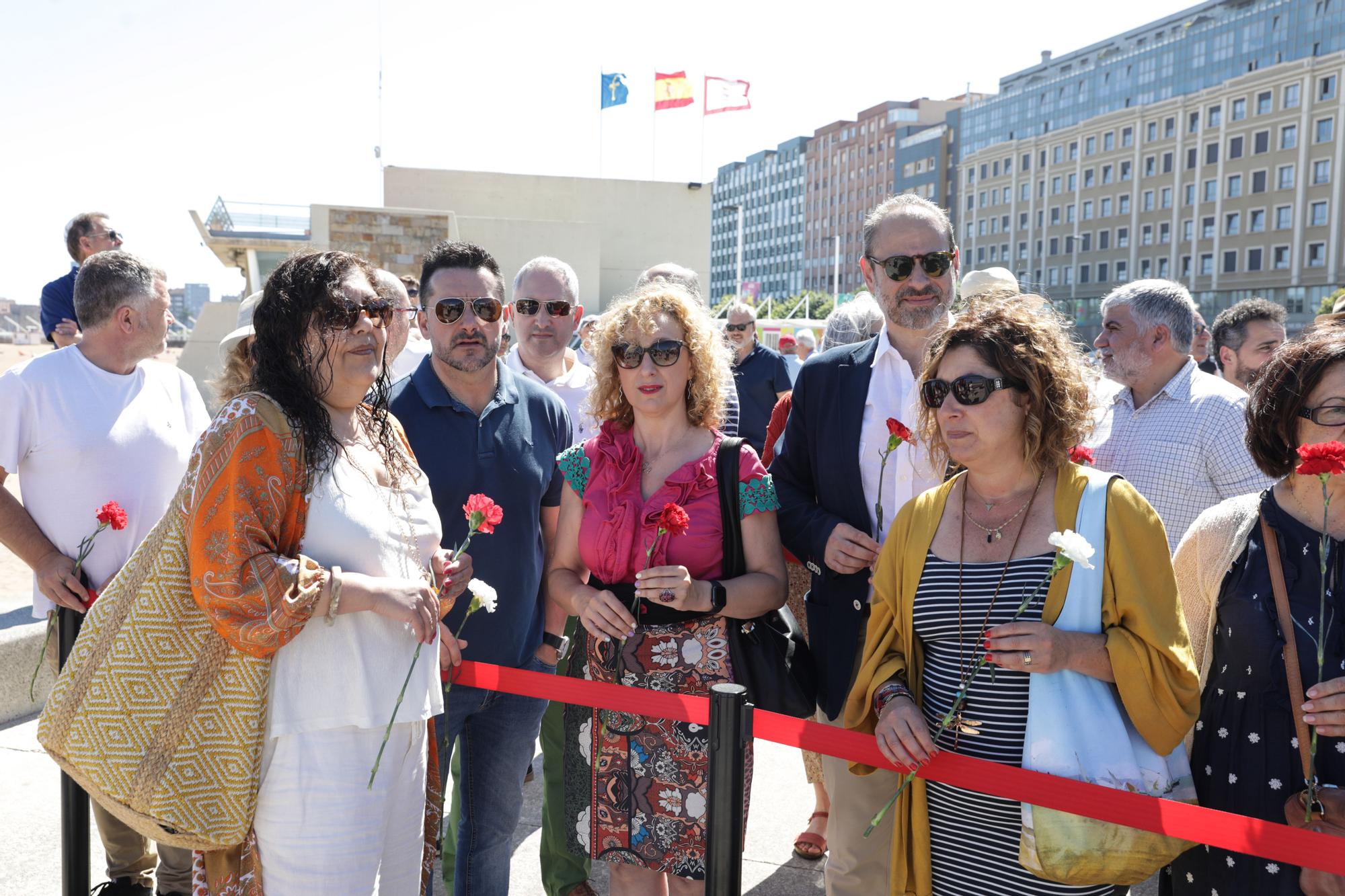 En imágenes: así fue el homenaje a Areces en Gijón