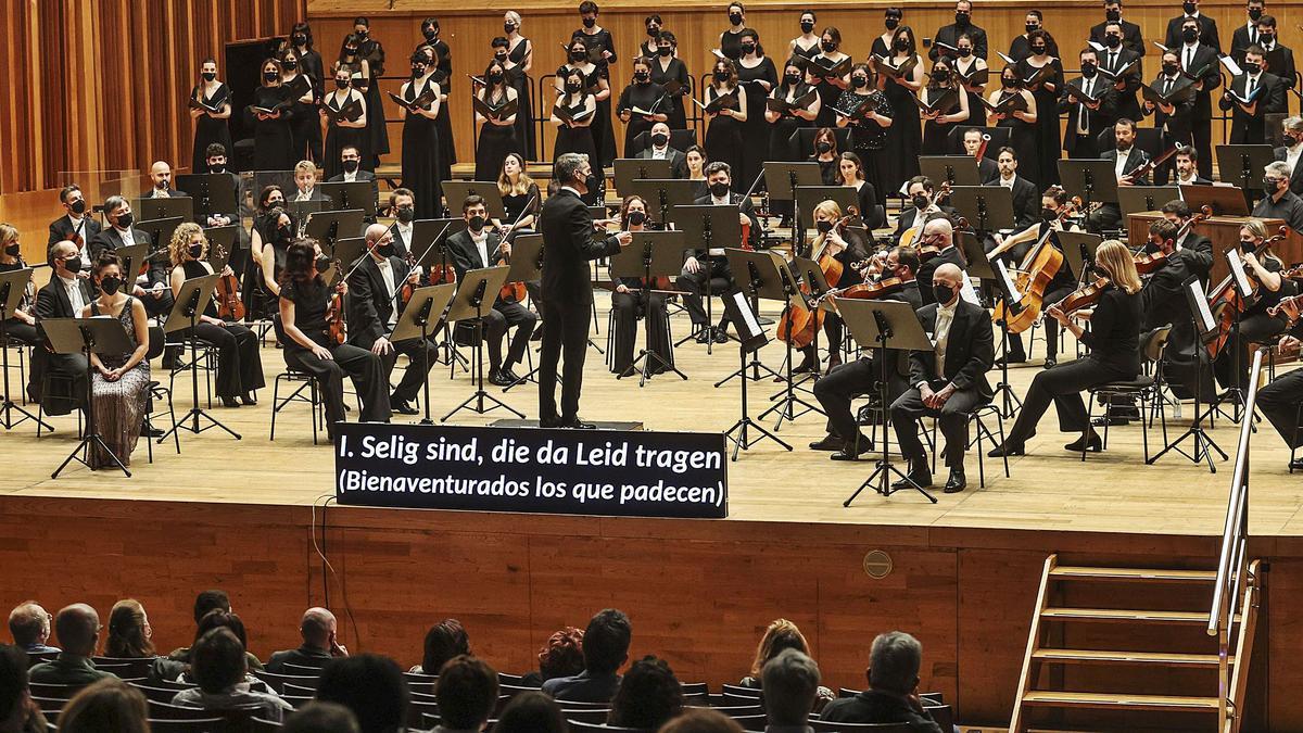 Un momento del  concierto celebrado ayer en el Auditorio. | Irma Collín