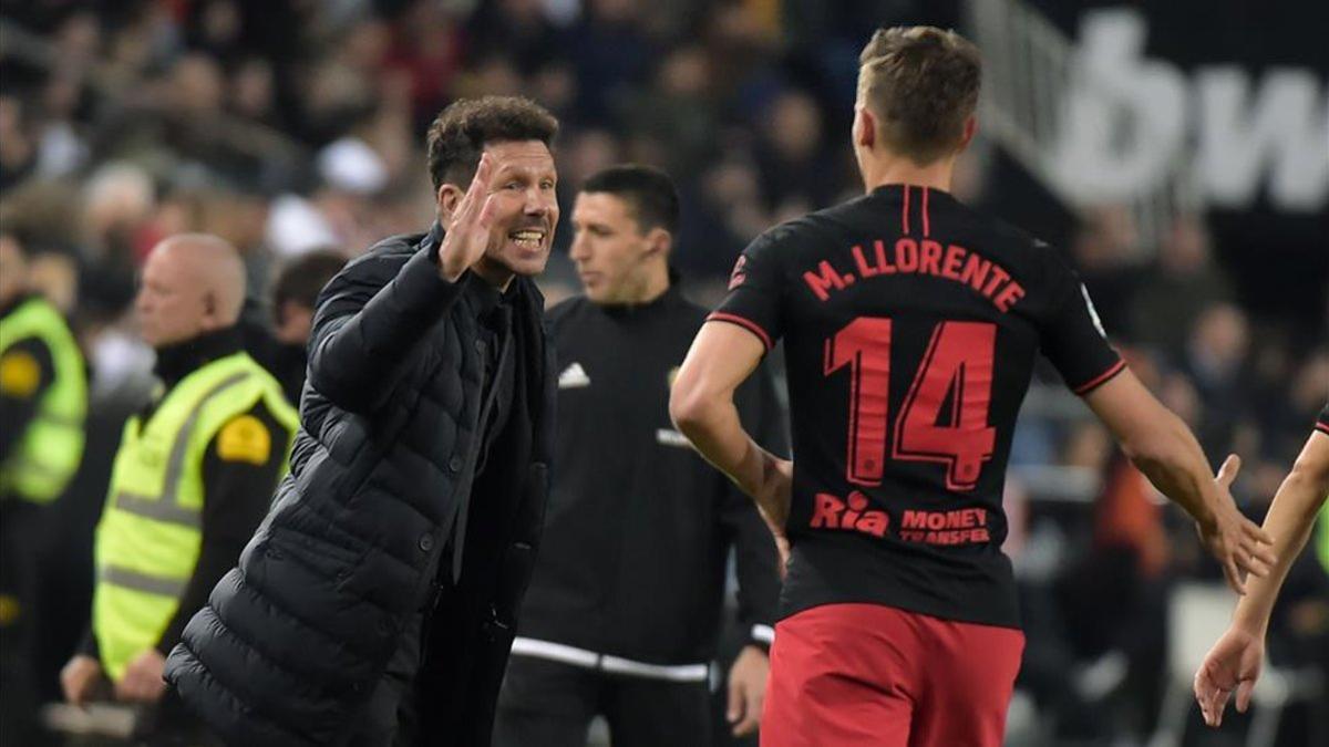 Simeone optará de nuevo por Llorente como falso nueve