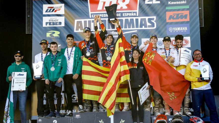 Simeó Ubach comanda Catalunya al triomf en el motocròs de les autonomies