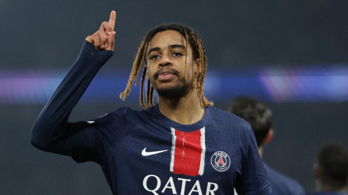 Barcola, goleador ante el Brest