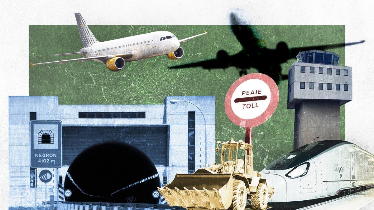 Solo el aeropuerto se salva: carreteras y trenes sufren un verano de obras en Asturias que perjudican los viajes