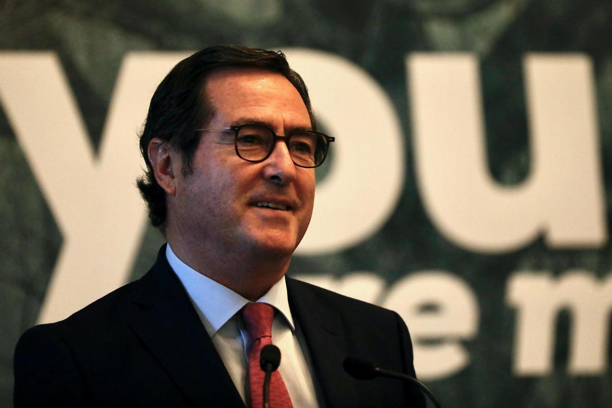 El presidente de la CEOE, Antonio Garamendi.