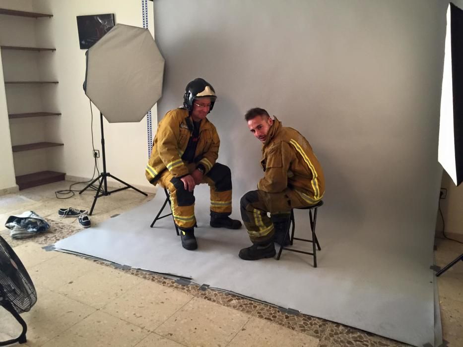 Calendario solidario bomberos de Ourense