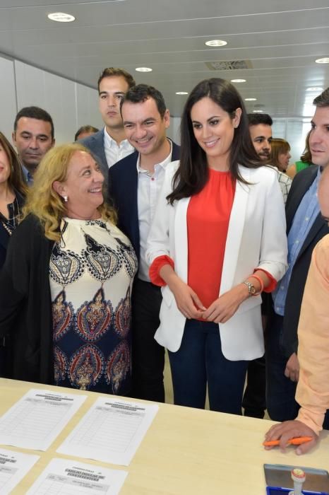 17-04-2019 LAS PALMAS DE GRAN CANARIA. Ciudadanos presenta candidaturas 26M en la Junta Electoral Provincial de Las Palmas  | 17/04/2019 | Fotógrafo: Andrés Cruz