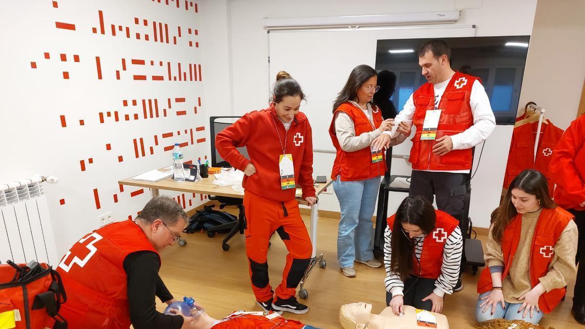Curso de primeros auxilios.
