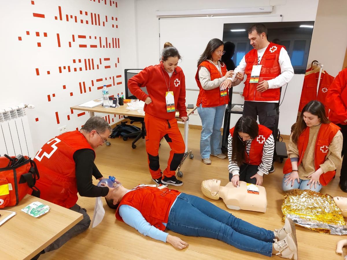 Curso de primeros auxilios.