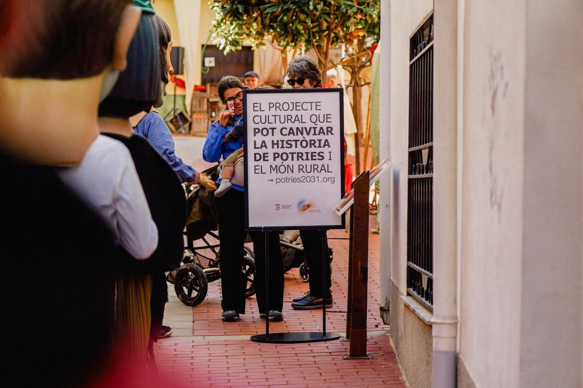 Una de las actividades culturales celebradas en Potries, en una imagen reciente.