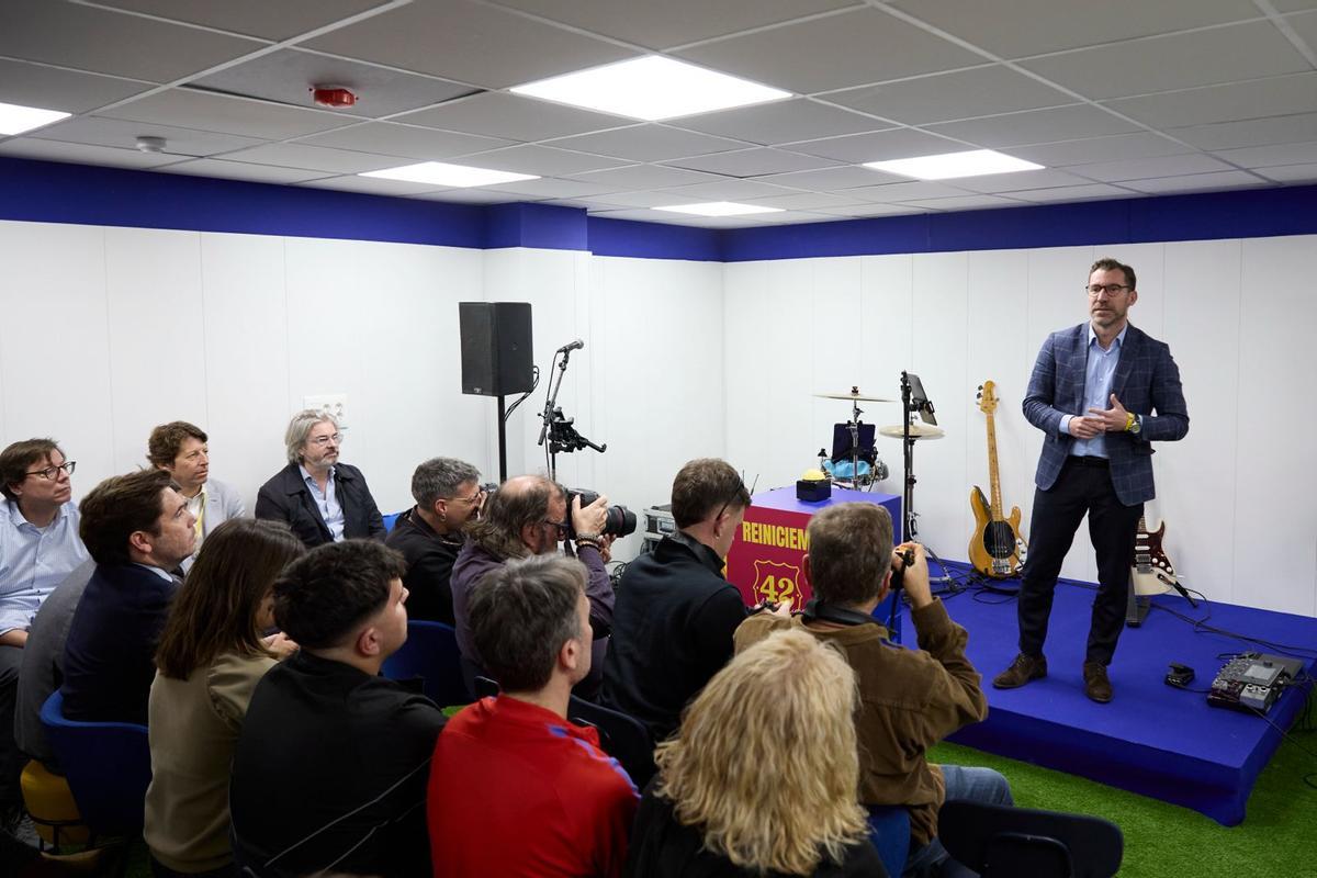 Marc Ciria en la presentación de su candidatura