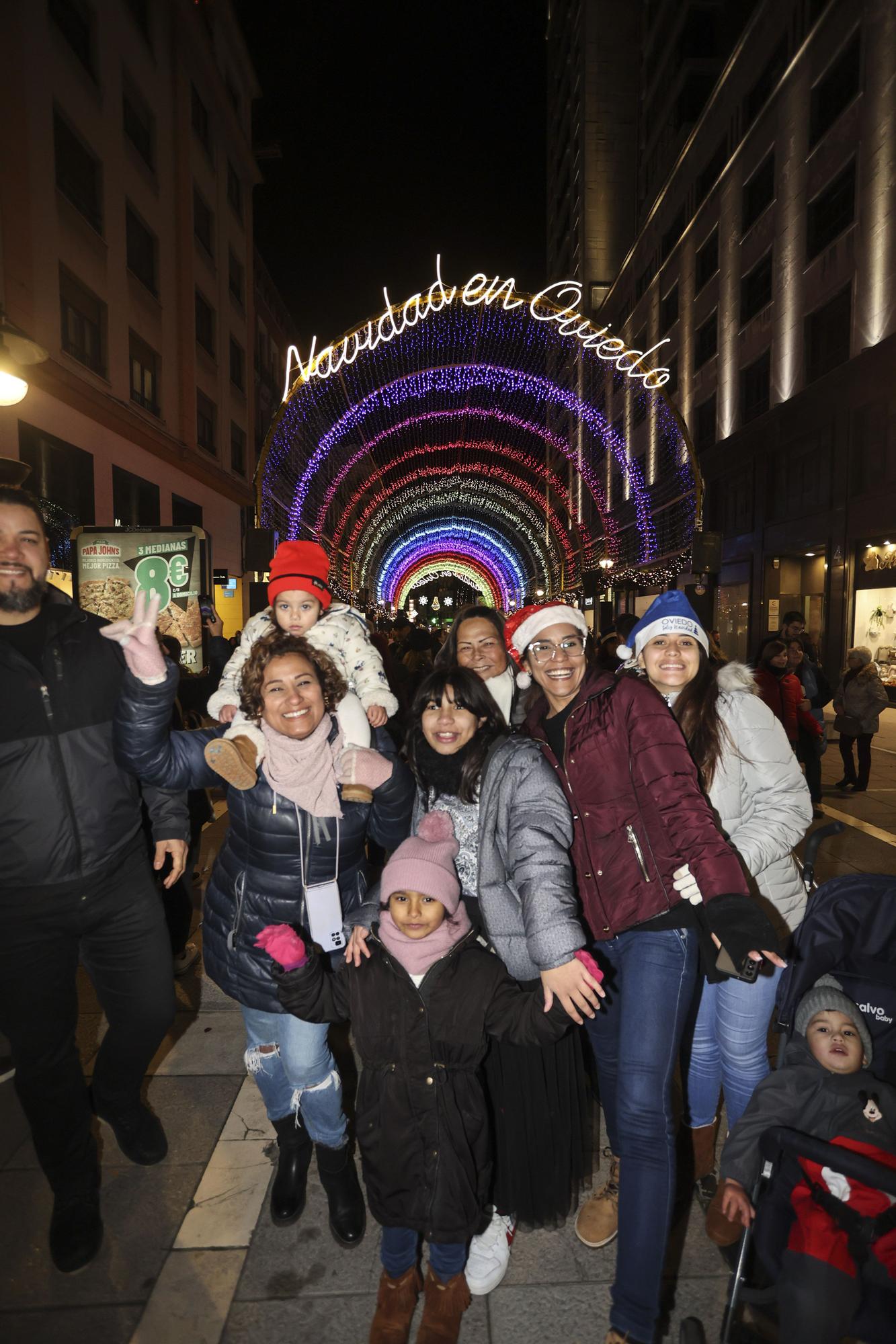 Encendido de luces en Oviedo