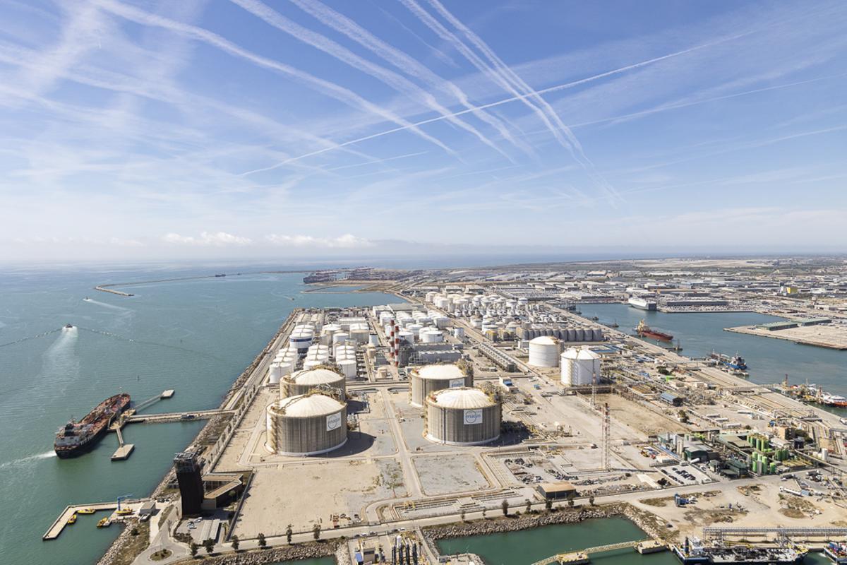 El Moll de l'Energia del Port de Barcelona.