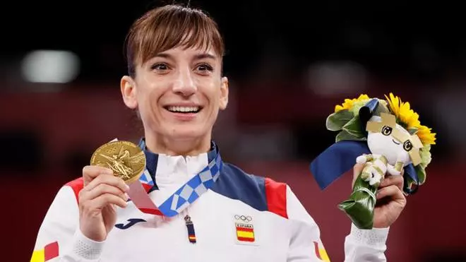 ¡Sandra Sánchez, oro en kata!