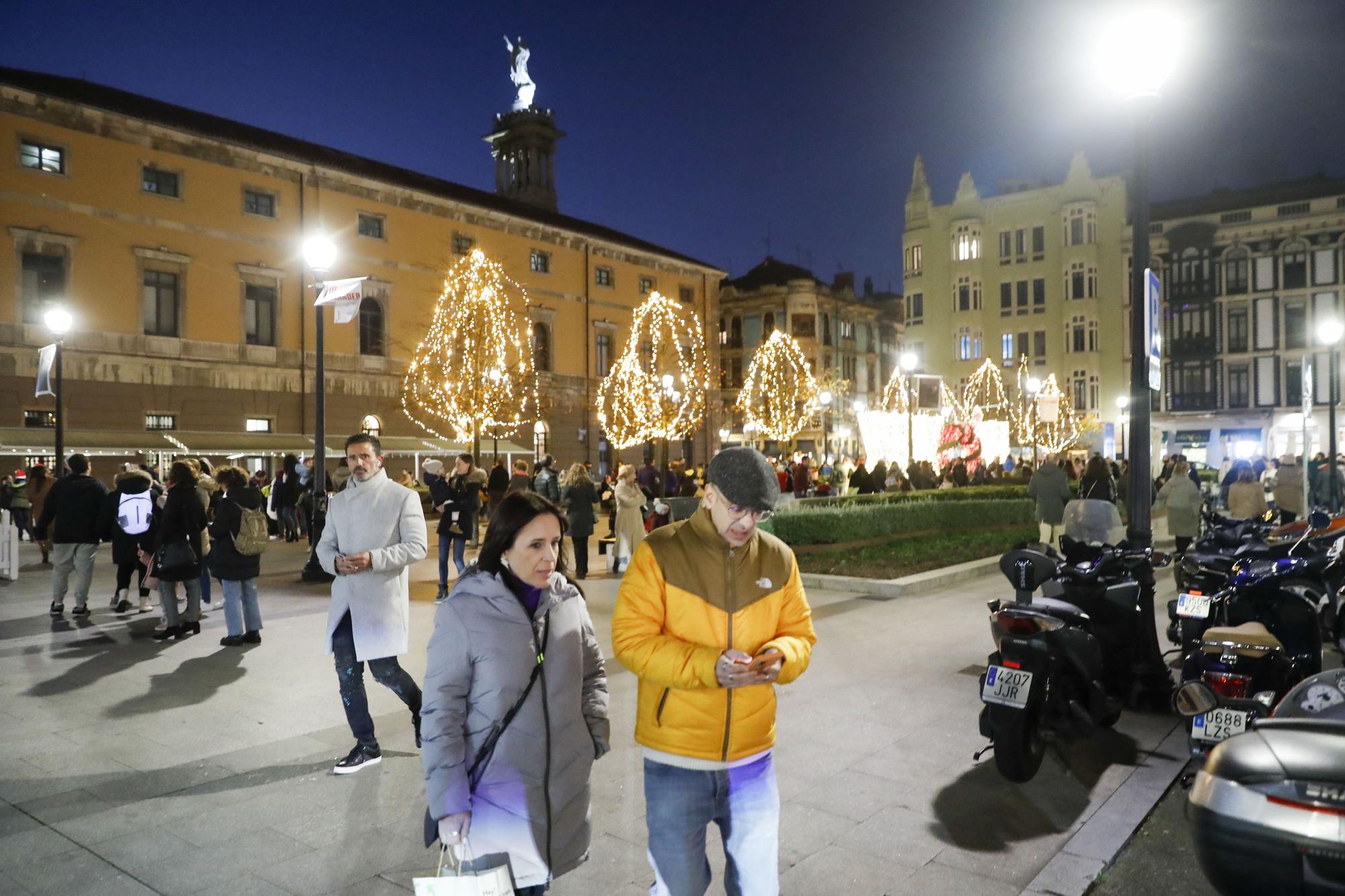 Luces de Navidad en Gijón