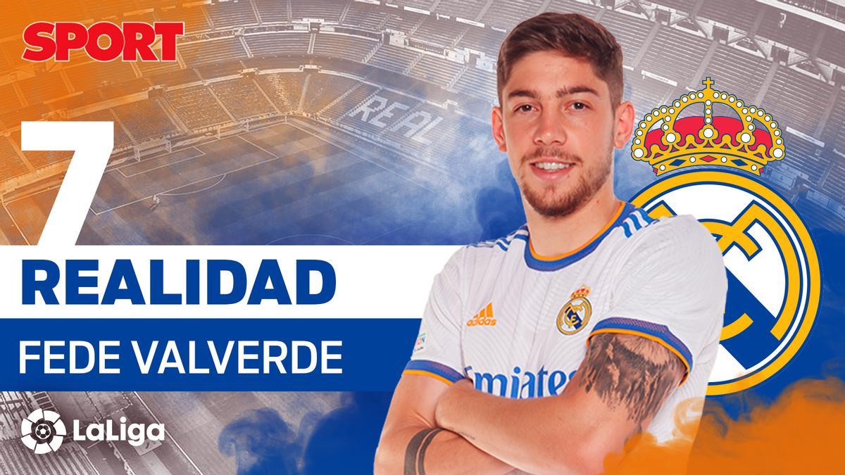 FEDE VALVERDE (7): Realidad. La temporada del uruguayo ha confirmado que el Real Madrid tiene un relevo de garantías de cara al futuro para su centro del campo. Su despliegue físico ha sido clave. FEDE VALVERDE (7): Realidad. La temporada del uruguayo ha confirmado que el Real Madrid tiene un relevo de garantías de cara al futuro para su centro del campo. Su despliegue físico ha sido clave.