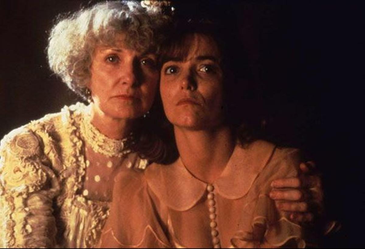 Joanne Woodward i Karen Allen, en la versió fílmica de l'obra "El zoo de vidre"