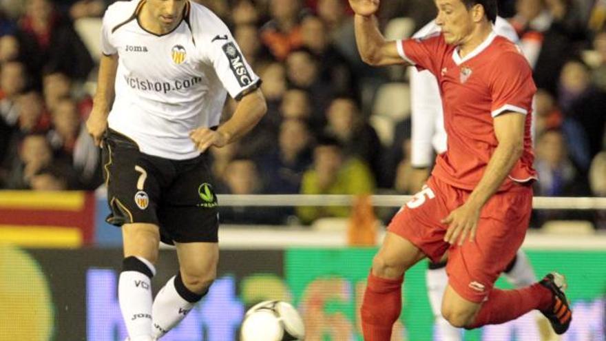 Jonas fue el autor del gol del Valencia tras un gran recorte y disparo.