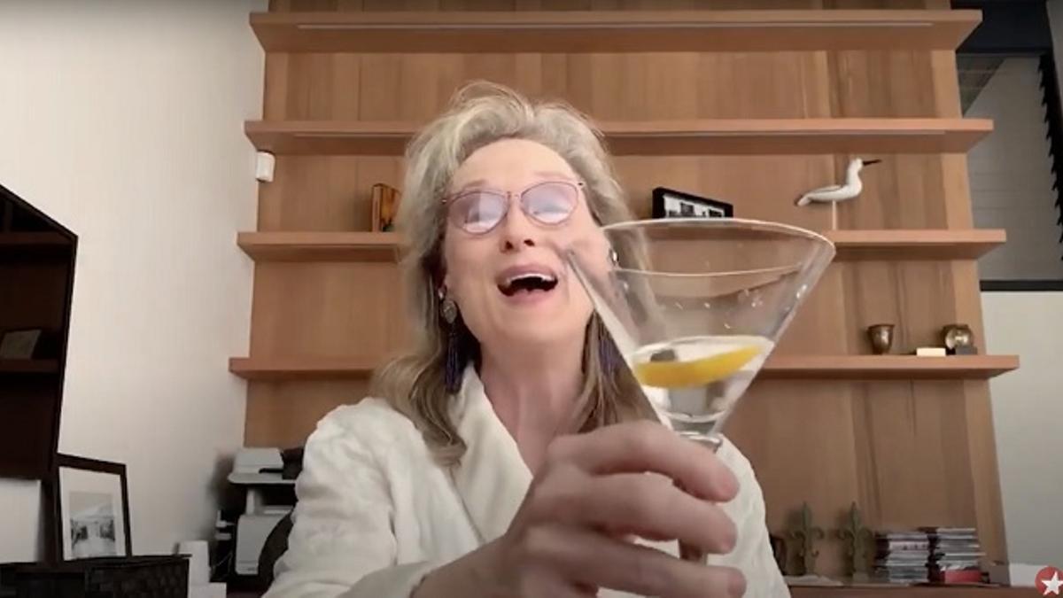 La videollamada de Meryl Streep durante la cuarentena en homenaje a Stephen Sondheim