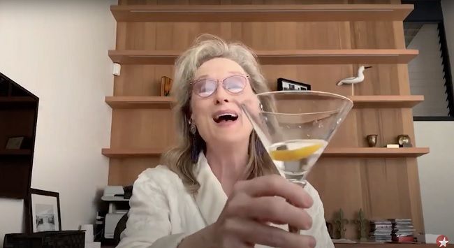 La videollamada de Meryl Streep durante la cuarentena en homenaje a Stephen Sondheim