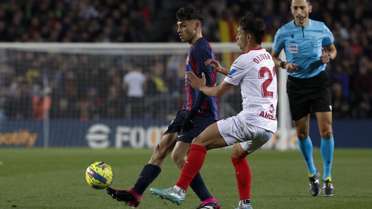 0-0. Barcelona y Sevilla mantienen el empate en el descanso