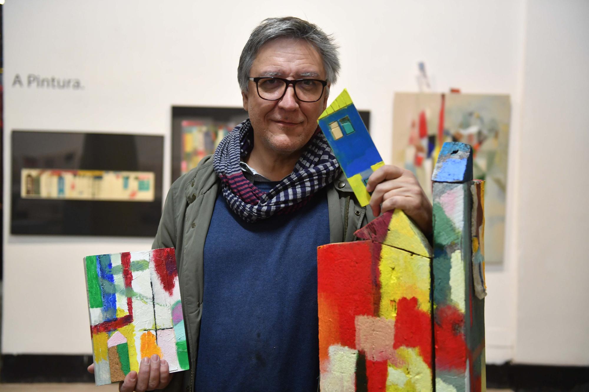 Javier Zabala inaugura exposición en A Coruña