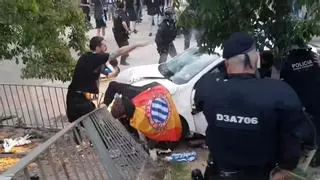 Las peñas del Espanyol alertaron desde hace cuatro años del riesgo en la calle donde se produjo el atropello