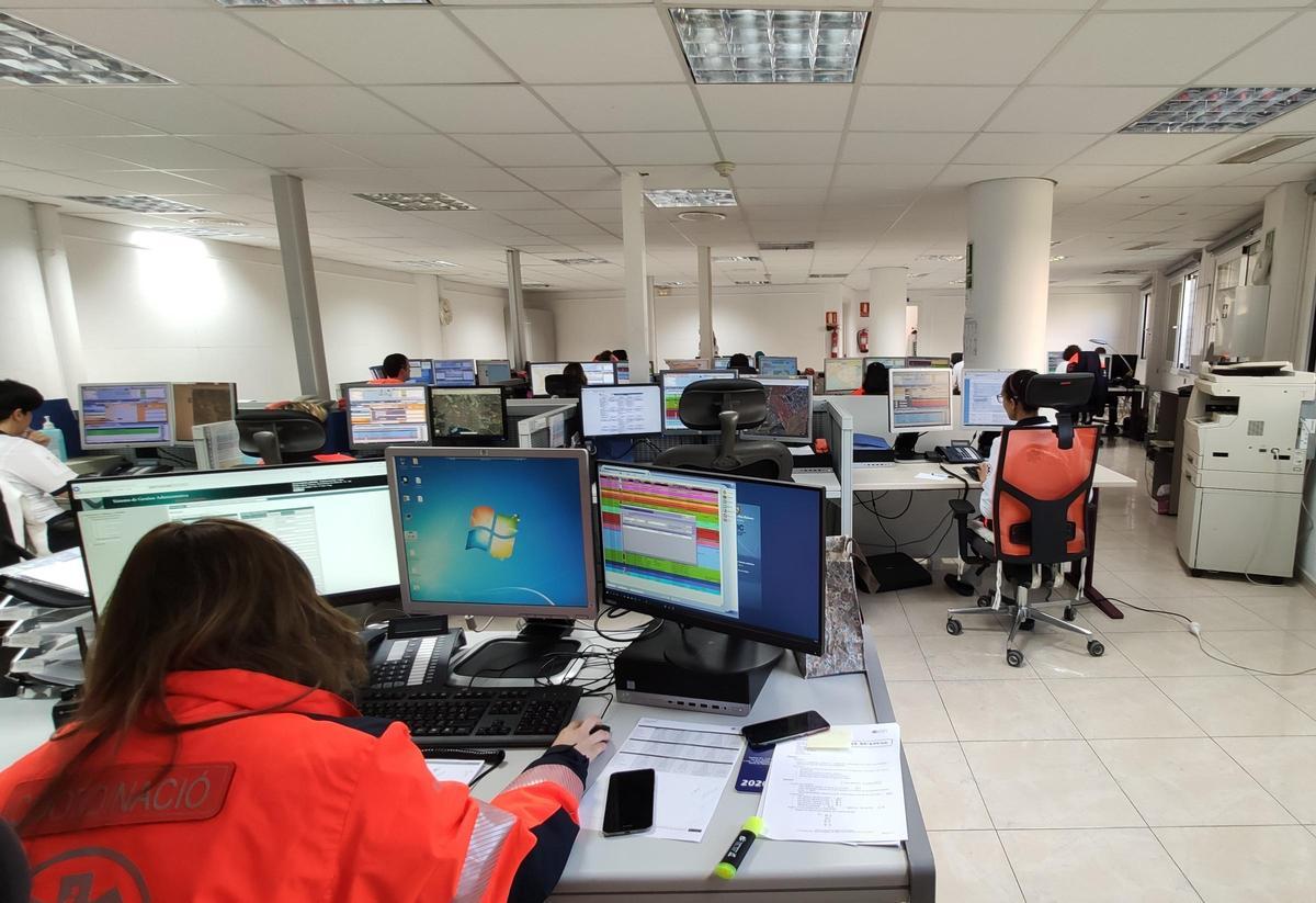 El Centre de Coordinació del SAMU061