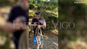 Vídeo completo de los disparos del ex GRAPO a un hombre en el parque de Castrelos