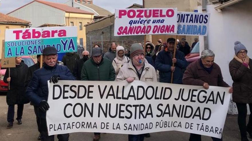 Nueva protesta por la sanidad en Tábara: &quot;Nos quieren llevar a la situación de &#039;sálvese quien pueda&#039;&quot;