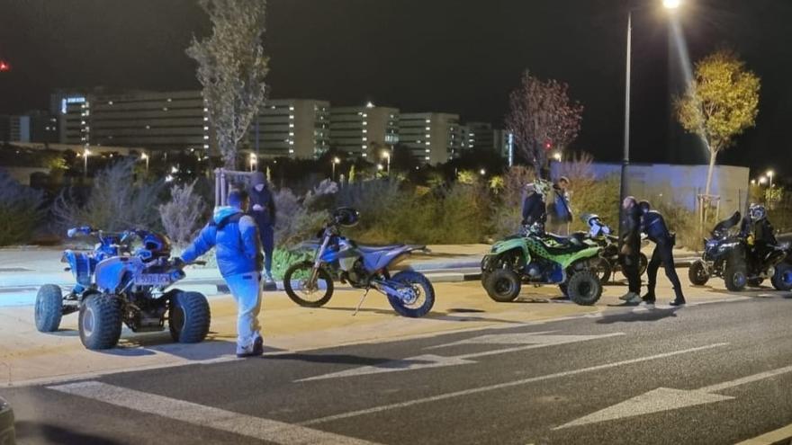 Redada policial tras detectarse carreras ilegales en Turianova